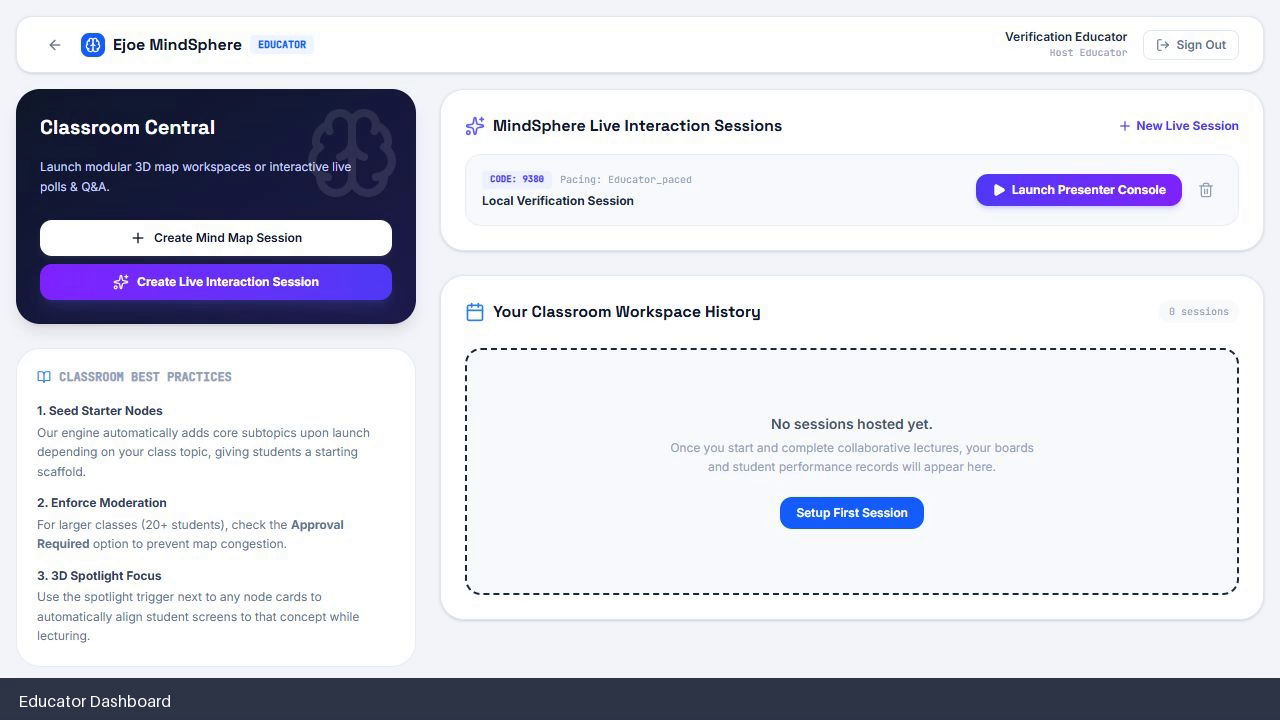 EzMindSphere product interface